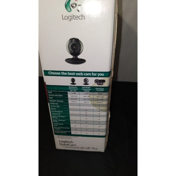 Logitech QuickCam Communicate MP PLUS S5500 Web Cam Camera NIB - Picture 6 of 10